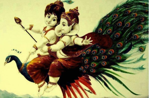 RELATION ENTRE GANESH ET KARTIKEYA RELATION ENTRE GANESH ET KARTIKEYA