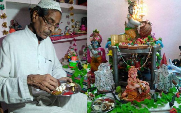 Un musulman célèbre la Krishna Janmashtmi depuis 29 ans Un musulman célèbre la Krishna Janmashtmi depuis 29 ans
