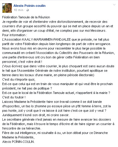3ÈME CONGRÈS TAMOUL DRAVIDIENS DE LA RÉUNION