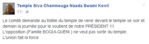 Temple Chanmouga de Saint-Louis : un Chantier controversé créant la discorde entre associations