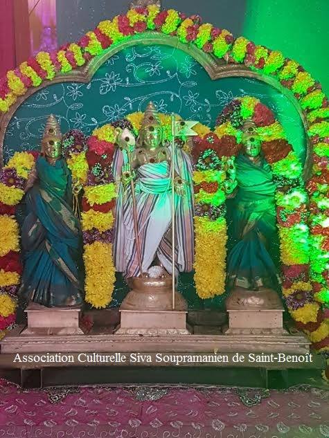 DÉBUT DU CAVADEE AU TEMPLE SIVA SOUPRAMANIEN DE ST-BENOÎT 
