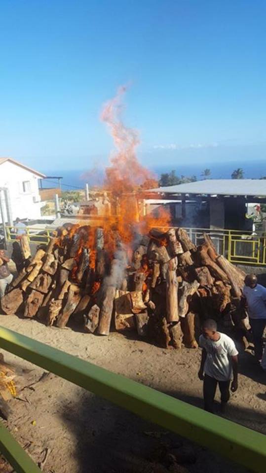 MARCHE SUR LE FEU CHEZ MR EDMOND À TAMATAVE SAINT-GILLES LES HAUTS 