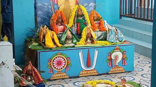 CODY ETTRAM GÔVINDEN AU TEMPLE MAHA VISHNU DE L'ETANG CAMBUSTON 