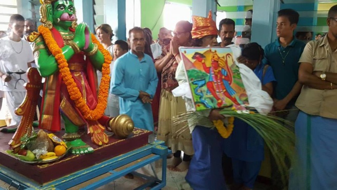 CODY ETTRAM GÔVINDEN AU TEMPLE MAHA VISHNU DE L'ETANG CAMBUSTON 