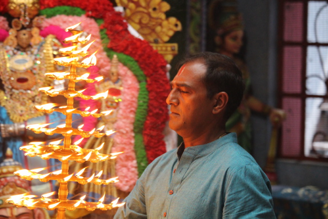 3ÈME FÊTE GÔVINDEN AU TEMPLE NARASSINGUA PEROUMAL À SAINT-PIERRE