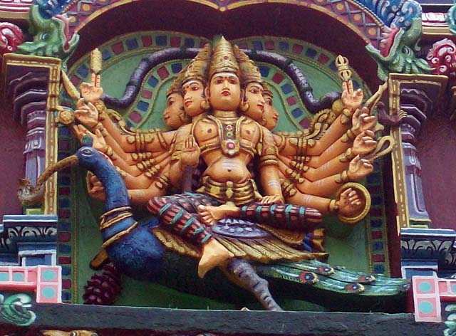 LES SIX VISAGES DE MURUGAN LES SIX VISAGES DE MURUGAN