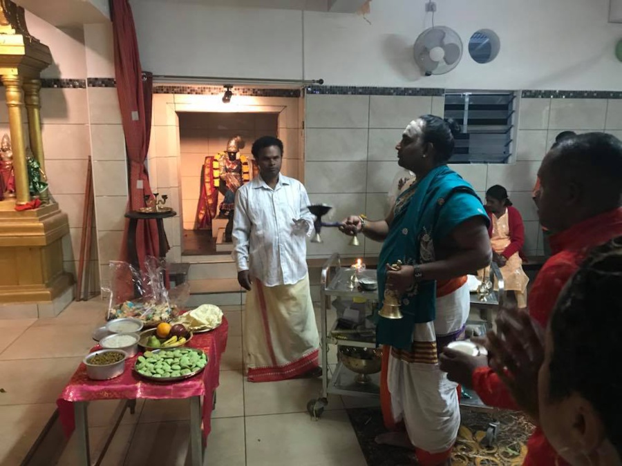DÉBUT DE SHIVA TIROUVARNAM BRAHMOTSAVAM AU TEMPLE CHOCALINGOM MINATCHY DE TAMATAVE 