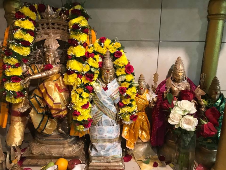 DÉBUT DE SHIVA TIROUVARNAM BRAHMOTSAVAM AU TEMPLE CHOCALINGOM MINATCHY DE TAMATAVE 