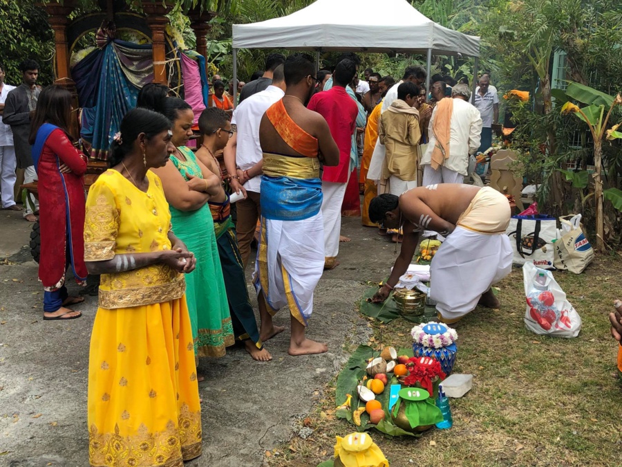 SHIVA TIROUVARNAM BRAHMOTSAVAM AU TEMPLE CHOCALINGOM MINATCHY DE TAMATAVE