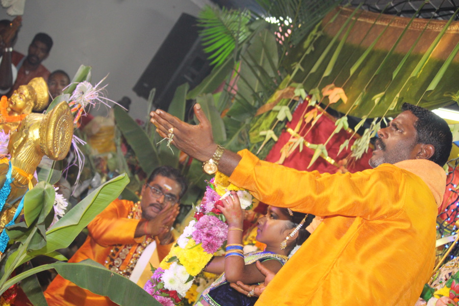 MARIAGE BONDIEU 2018 AU TEMPLE PANDIALE PRIMAT DE SAINT-DENIS 