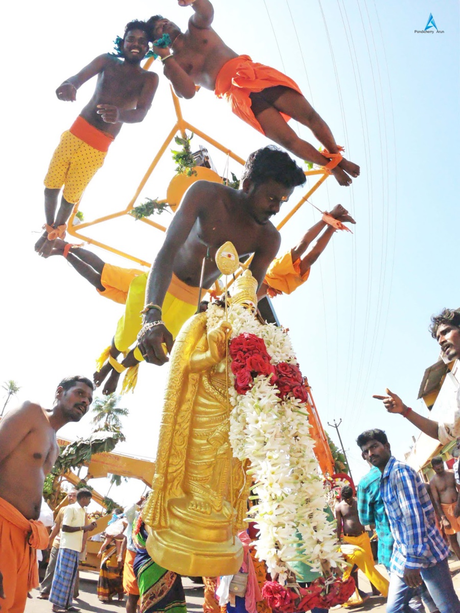 CÉLÉBRATION DE PANGUNI UTHIRAM 2019 AU TEMPLE KALAPET DE PONDICHÉRY 