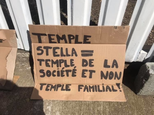 LE TEMPLE DE STELLA MATUTINA SOUS TENSION : DES FIDÈLES PRIVÉS D’ACCÈS 