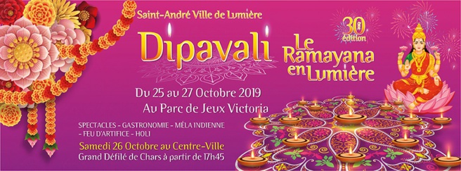 30ÈME EDITION DU DIPAVALI À SAINT-ANDRÉ 'LE RAMAYANA EN LUMIÈRE'