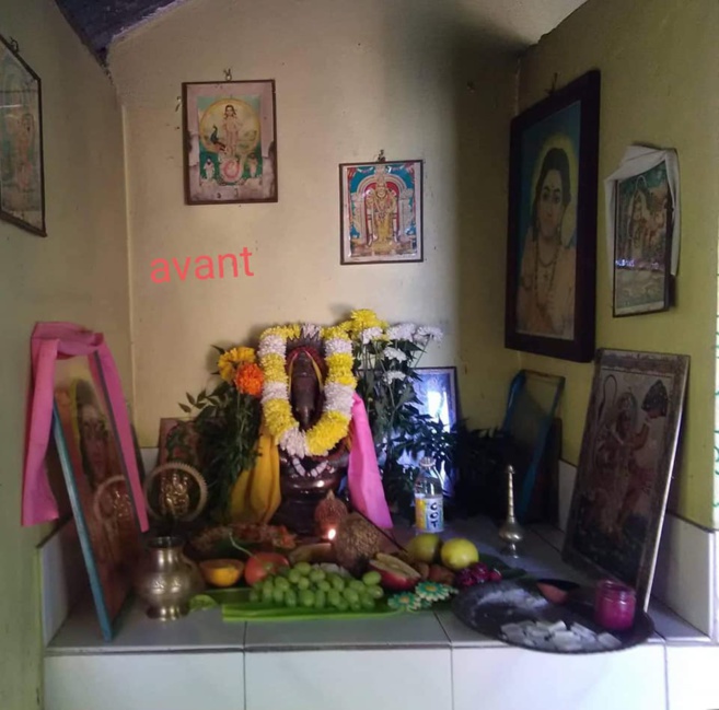 LA CHAPELLE FAMILIALE TIONOHOUÉ DE ST-LEU TOTALEMENT DÉROBÉE LA CHAPELLE FAMILIALE TIONOHOUÉ DE ST-LEU TOTALEMENT DÉROBÉE