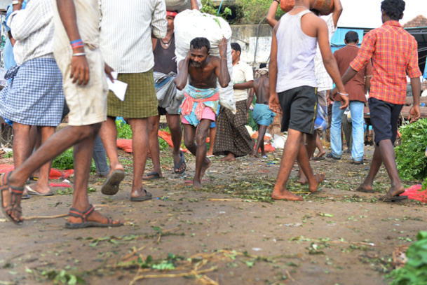 VISITE DU MARCHÉ DE KOYAMBEDU À CHENNAI 