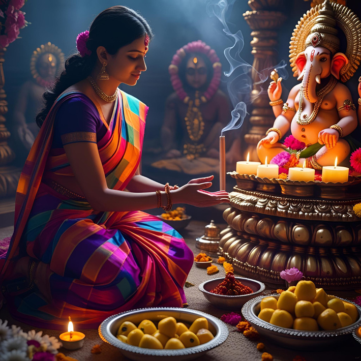 LA SIGNIFICATION PROFONDE DE LA POOJA : L'ART D'HONORER ET D'AIMER