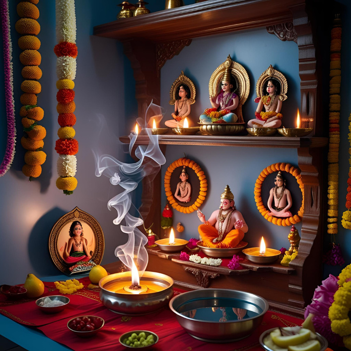 COMMENT FAIRE LES POOJAS À LA MAISON ? COMMENT FAIRE LES POOJAS À LA MAISON ?