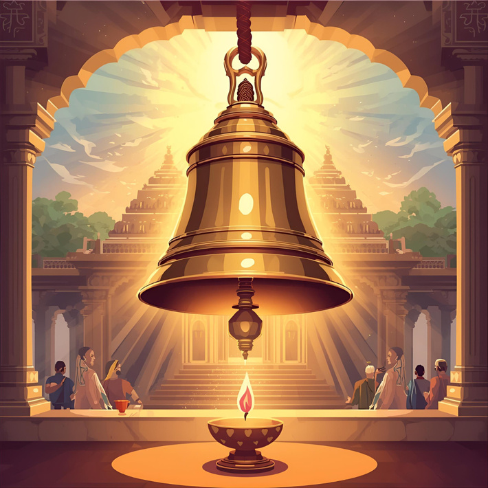 POURQUOI LES TEMPLES HINDOUS ONT DES CLOCHES ? 