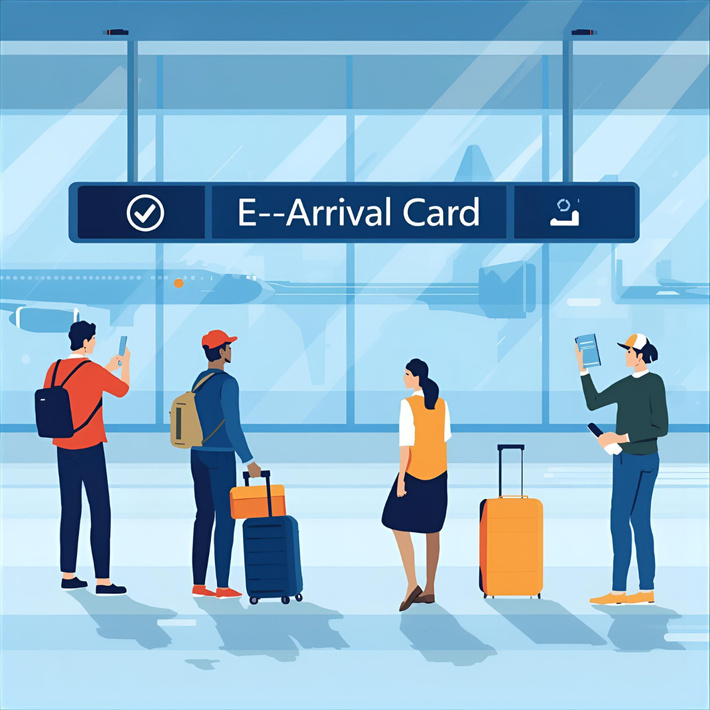 OBLIGATION DE LA E-ARRIVAL CARD POUR LES VOYAGEURS ÉTRANGERS À DESTINATION DE L’INDE