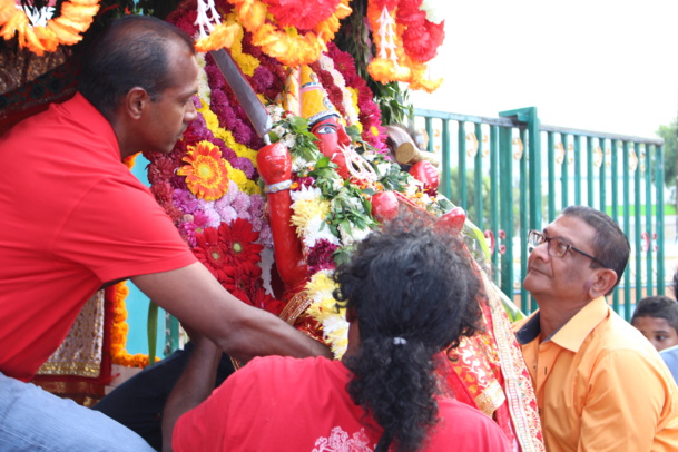 2ÈME JOUR DE FÊTE KÂLI 2016 AU TEMPLE DU CHAUDRON