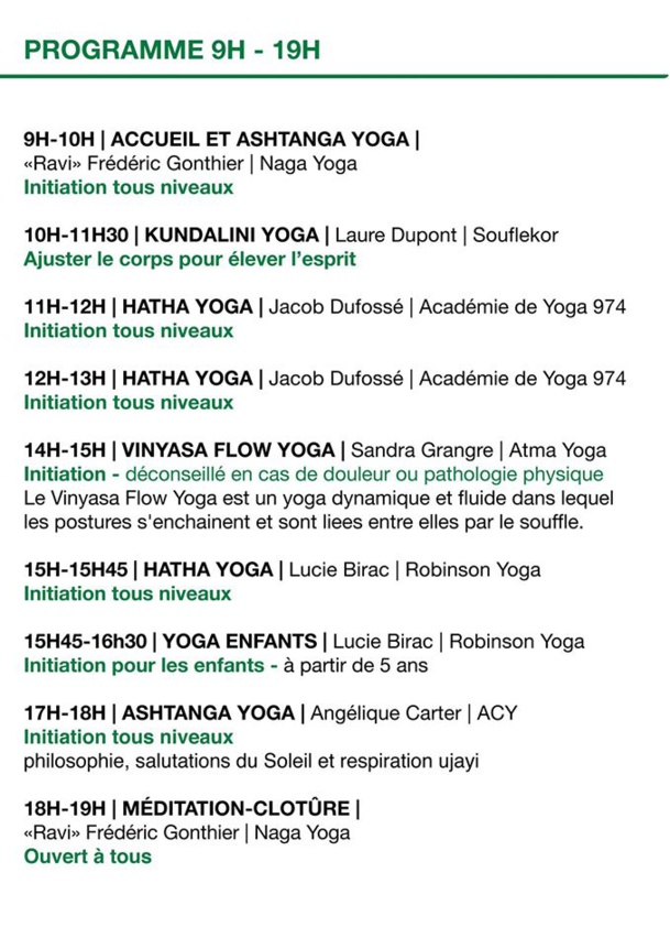 Journée Mondiale du yoga