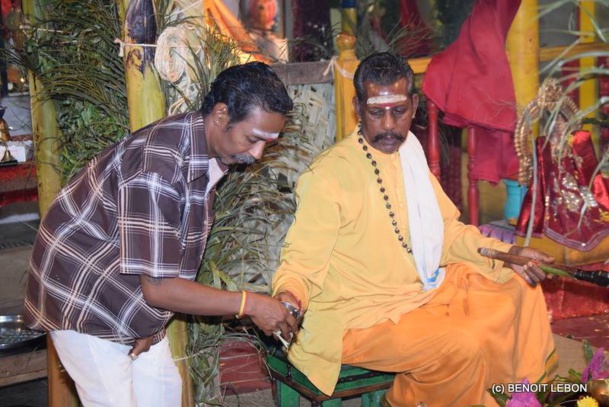 5ÈME JOUR DE FÊTE KÂLI AU TEMPLE DE TAMATAVE (BABALATCHIMY)