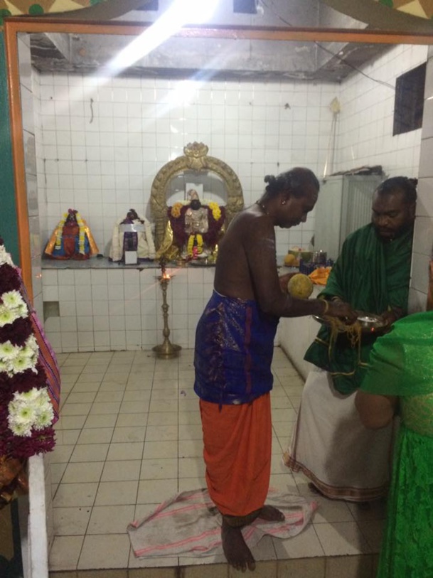 DÉBUT DU CAVADEE AU TEMPLE BALA MURUGA DE BASSE-TERRE