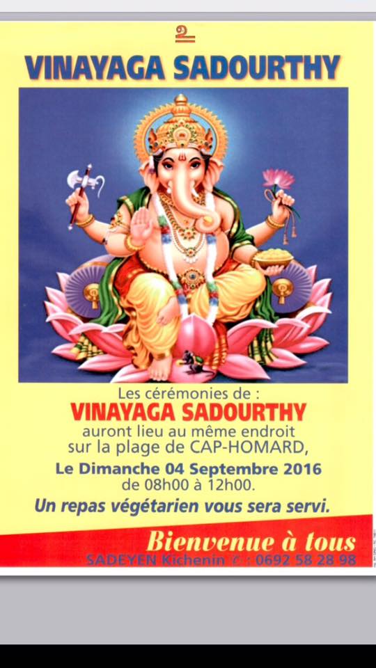 VINAYAGA SADOURTHY SE PERPÉTUE AU CAP HOMARD DE SAINT-GILLES 