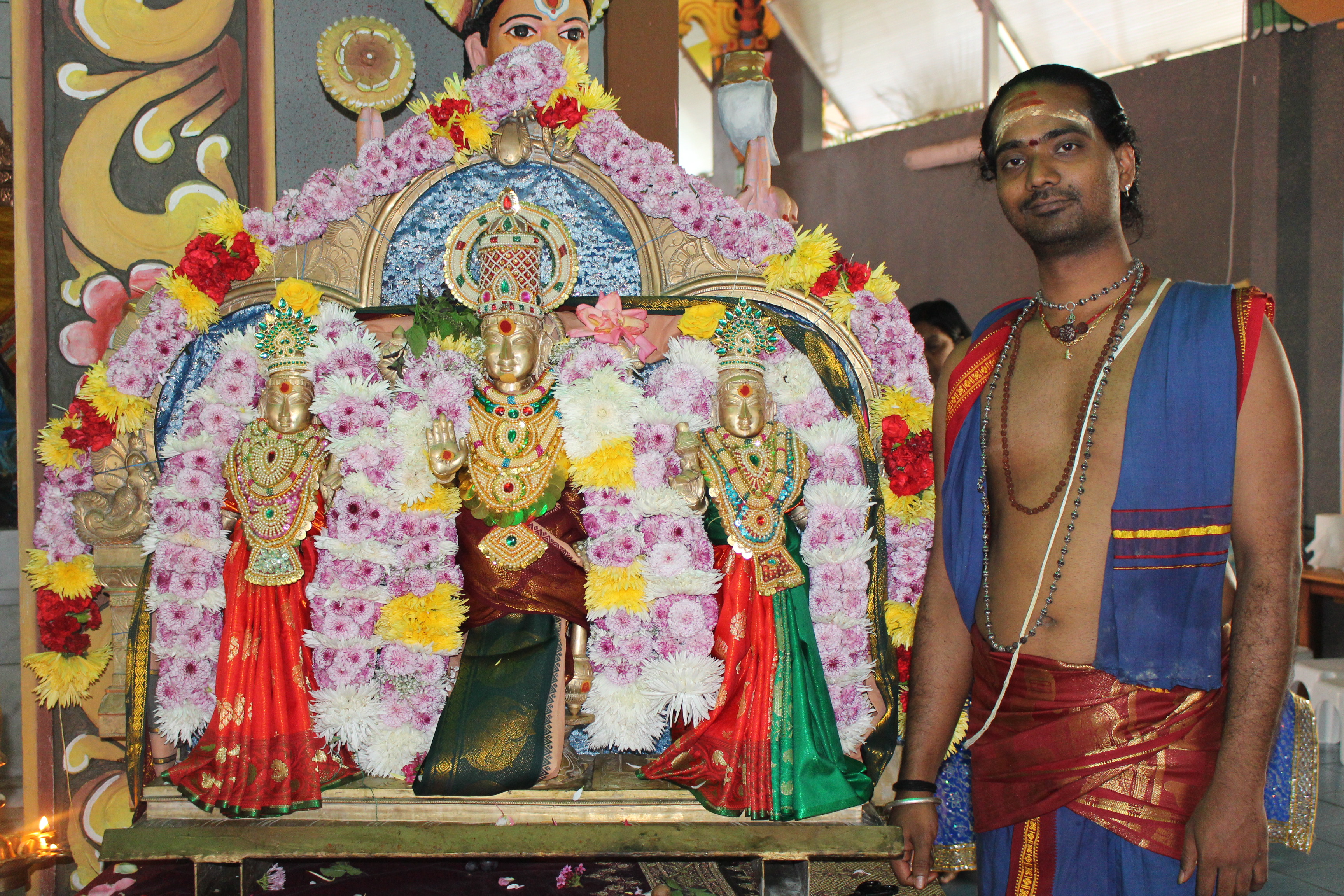 3EMÈ FÊTE GOVINDEN AU TEMPLE SIVA SOUPRAMANIEN DE SAINT-BENOÎT 