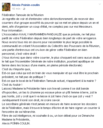 3ÈME CONGRÈS TAMOUL DRAVIDIENS DE LA RÉUNION