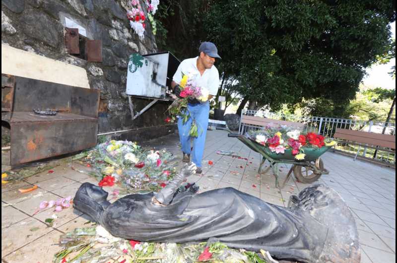 Sainte-Marie: le site de la Vierge Noire vandalisé