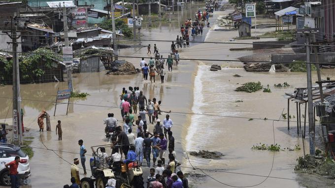 Inondations meurtrières en Inde, au Népal et au Bangladesh
