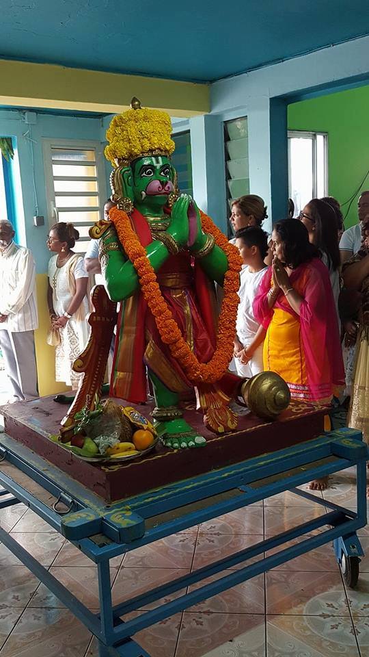 CODY ETTRAM GÔVINDEN AU TEMPLE MAHA VISHNU DE L'ETANG CAMBUSTON 
