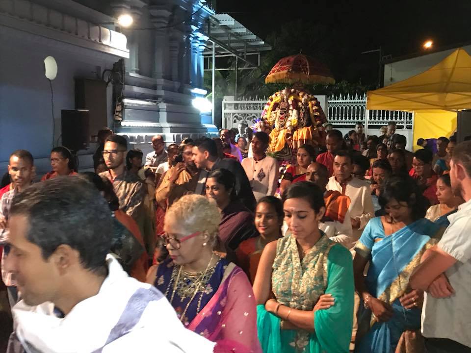 DÉBUT DE SHIVA TIROUVARNAM BRAHMOTSAVAM AU TEMPLE CHOCALINGOM MINATCHY DE TAMATAVE 