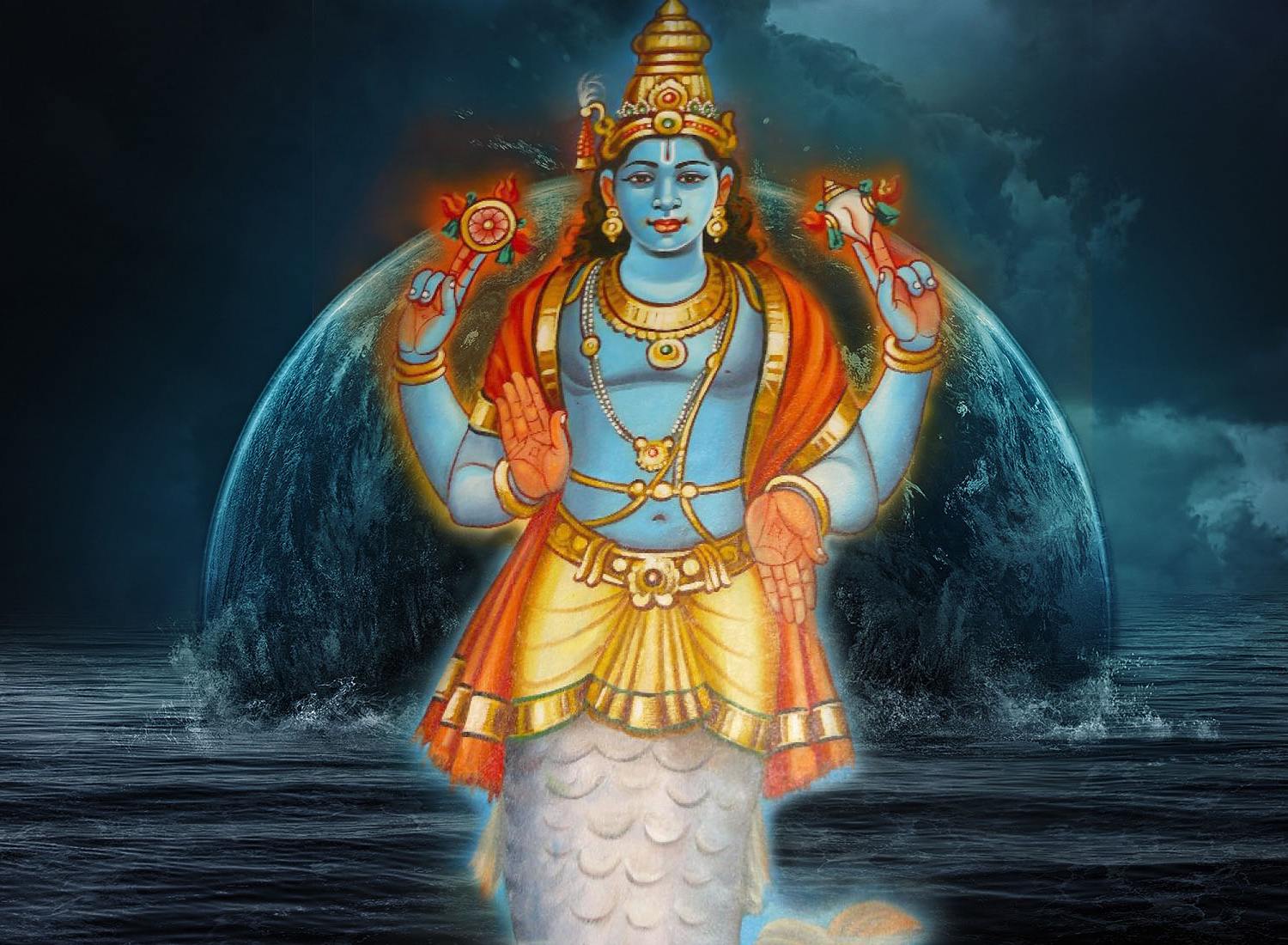 MATSYA JAYANTI 2019 : ANNIVERSAIRE DE NAISSANCE DE MATSYA (AVATAR DE VISHNU)