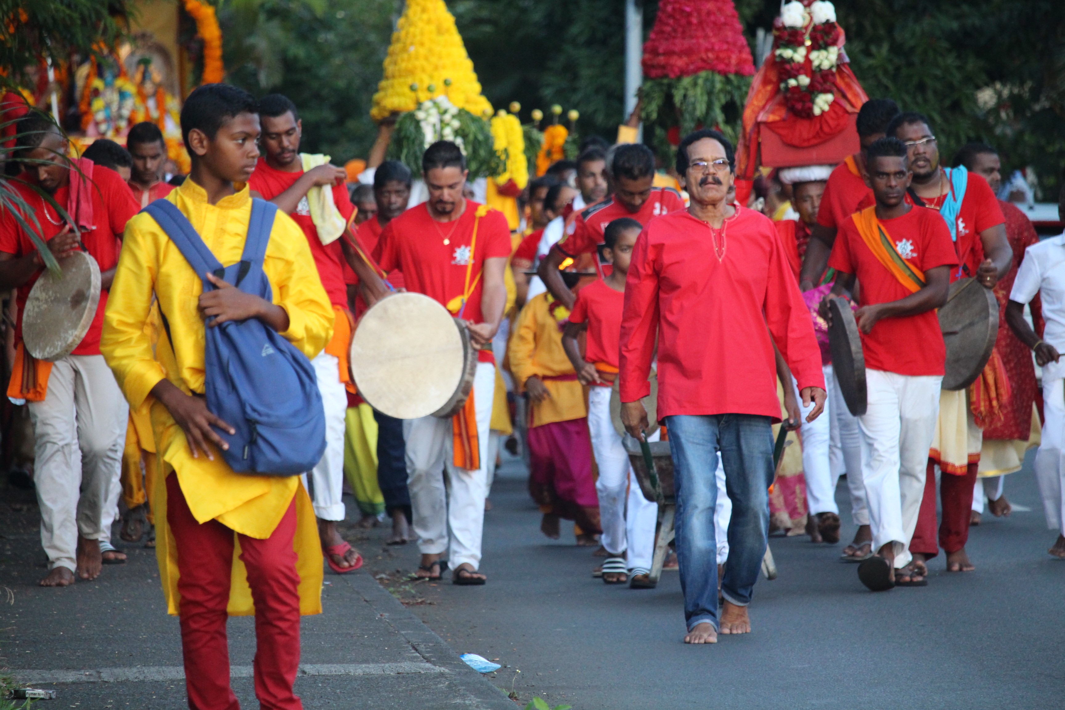 MARCHE SUR LE FEU 2019 AU TEMPLE GILLOT DE SAINTE-MARIE 
