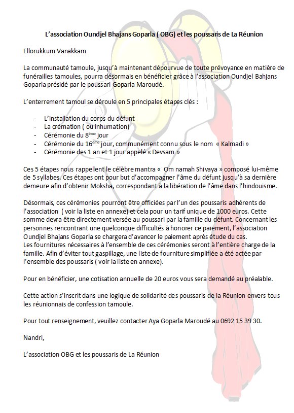 ENTERREMENT OU CRÉMATION HINDOU À LA RÉUNION, C'EST MAINTENANT POSSIBLE !