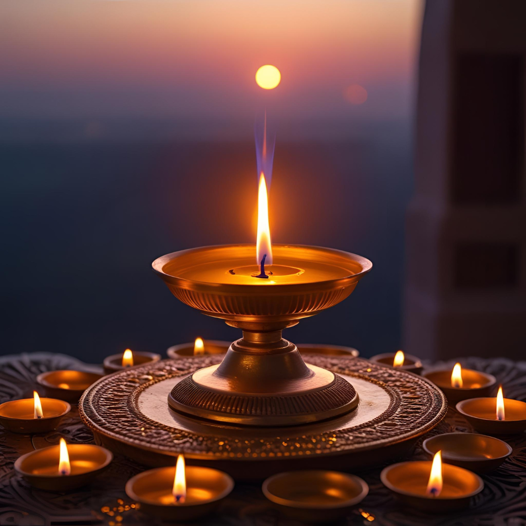 ALLUMEZ UNE LAMPE AU GHEE POUR ATTIRER LA RICHESSE