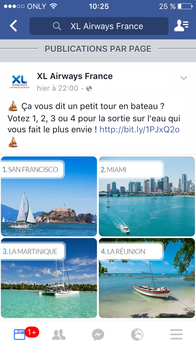 Communication loupée pour XL Airways...