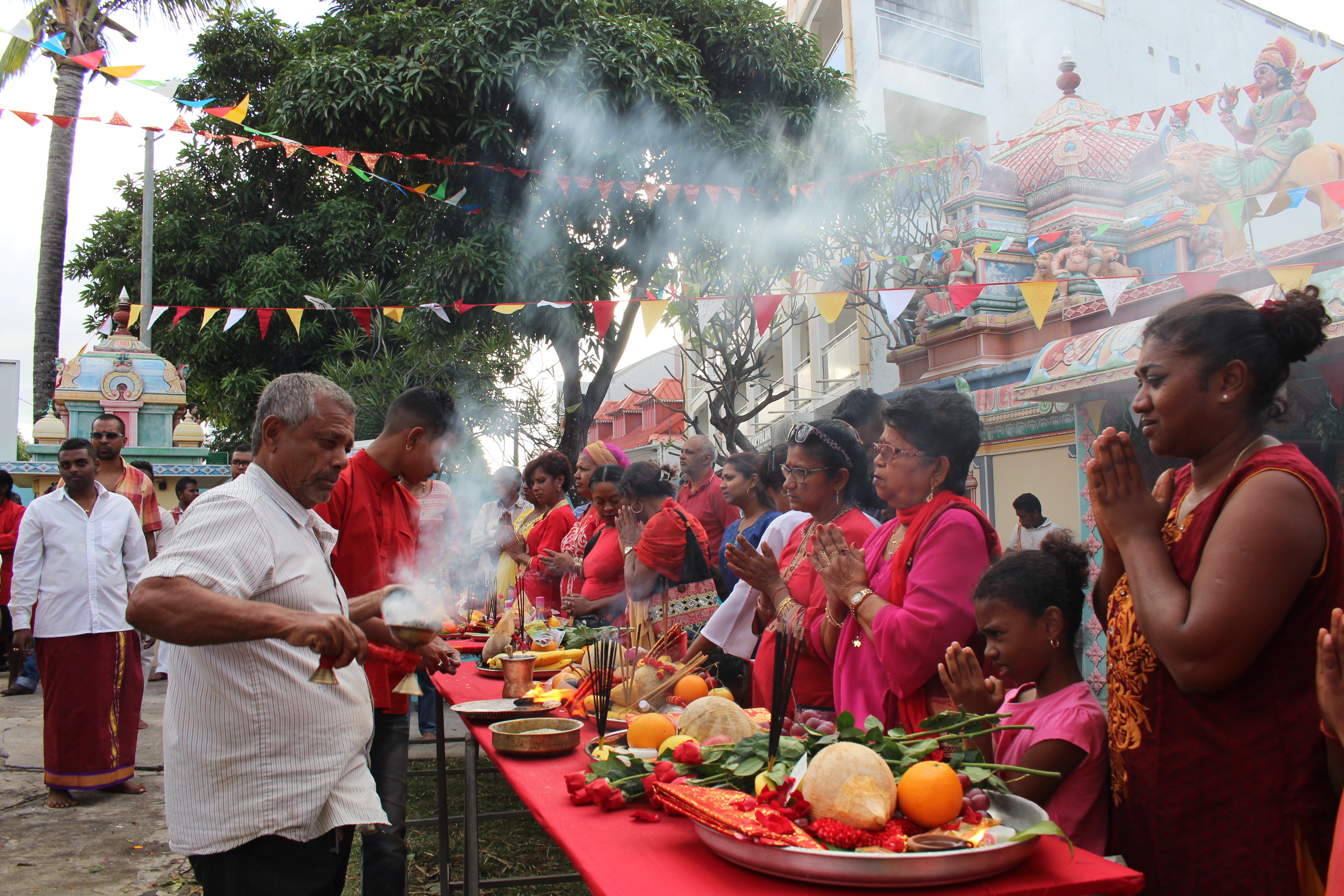 2ÈME JOUR DE FÊTE KÂLI 2016 AU TEMPLE DU CHAUDRON