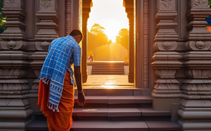 FAUT-IL TOUCHER LES MARCHES D’UN TEMPLE AVANT D’Y ENTRER ?
