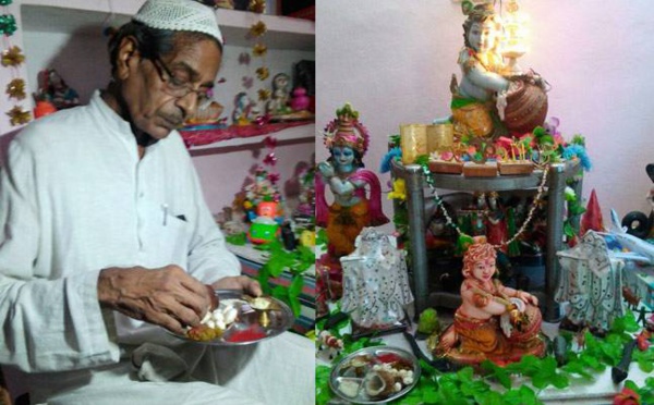 Un musulman célèbre la Krishna Janmashtmi depuis 29 ans