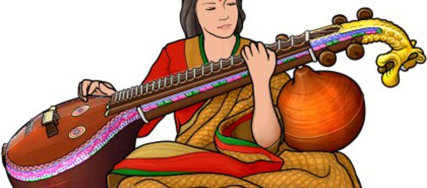 LE SYMBOLISME DU VEENA DE SARASWATI