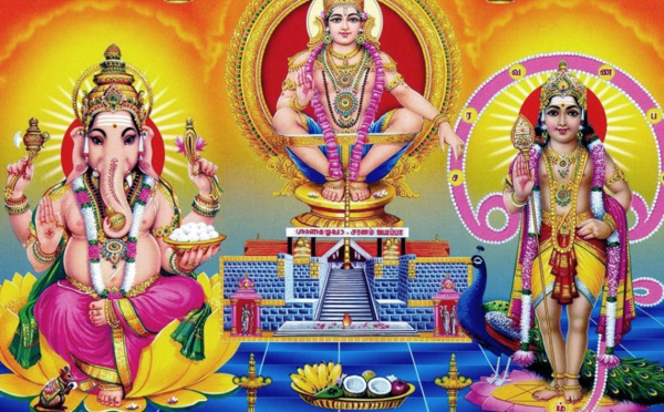 AYYAPAN, GANESH ET MURUGA : LES TROIS FILS DE SHIVA