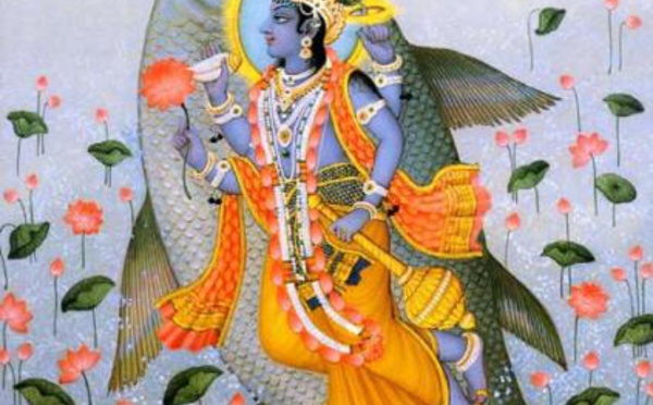 KURMAVATARAM : MAHA VISHNU SOUS LA FORME D'UNE TORTUE