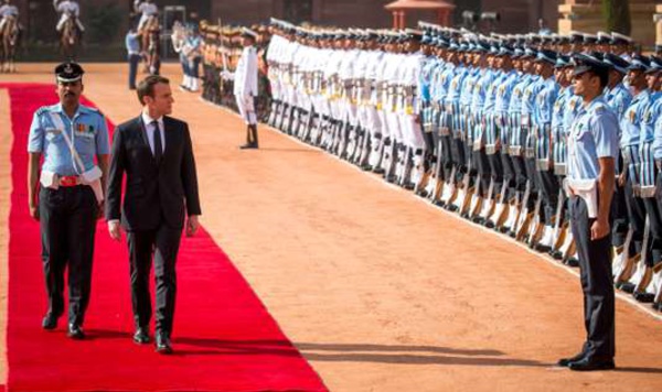 EMMANUEL MACRON VEUT ACCROÎTRE LA PLACE DE LA FRANCE EN INDE 