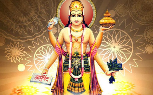 LE DIEU DE L'AYURVEDA : DHANVANTARI
