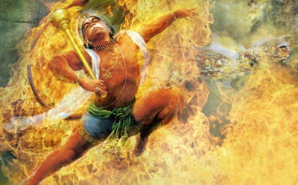 POURQUOI HANUMAN N'A RESSENTI AUCUNE DOULEUR LORSQUE SA QUEUE A ÉTÉ INCENDIÉE À LANKA ?