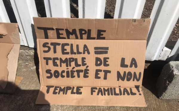 LE TEMPLE DE STELLA MATUTINA SOUS TENSION : DES FIDÈLES PRIVÉS D’ACCÈS 