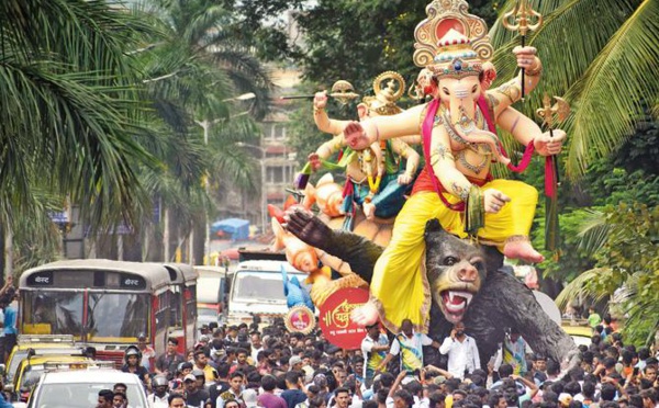 SEIGNEUR GANESH EN GUERRIER